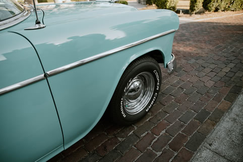 vintage car wedding chauffeur,Ponte Vedra